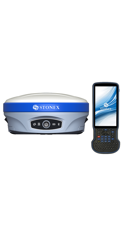 STONEX S900 - použitý GNSS RTK přijímač s IMU (s korekcí náklonu) s kontrolerem S55 a SW Cube-a (GPS,GLONASS,GALILEO,BEIDOU) - kompletní sada